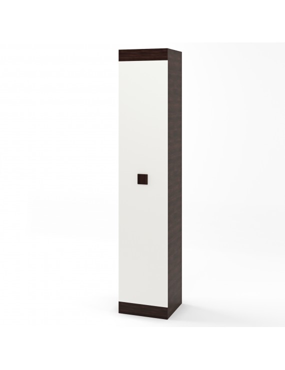 Шафа-пенал закрита Еверест Соната венге темний + білий (DTM-2277)