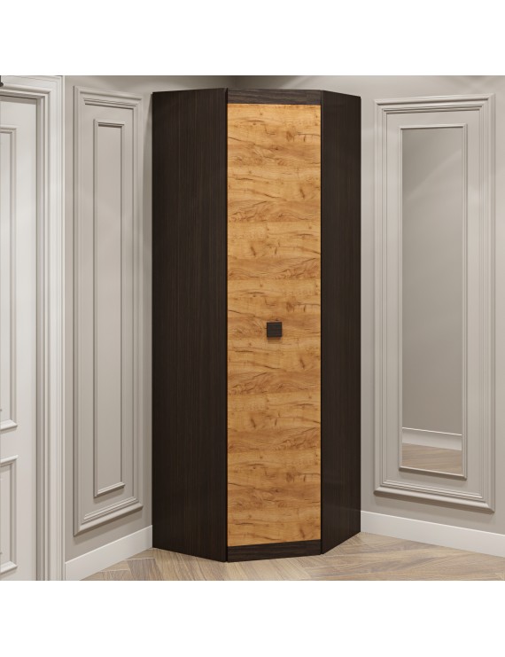 Шафа кутова Еверест Соната-700 венге темний + дуб крафт золотий (DTM-2315)