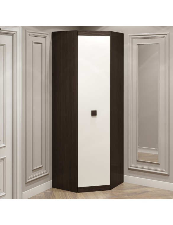 Шафа кутова Еверест Соната-700 венге темний + білий (DTM-2316)