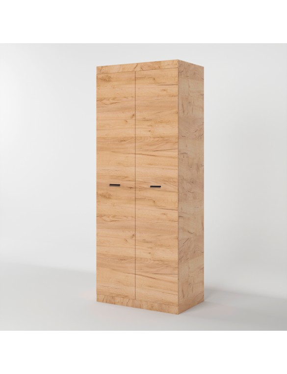 Шафа розпашна 2-х дверна Еверест Соната-800 дуб крафт золотий (DTM-2688)