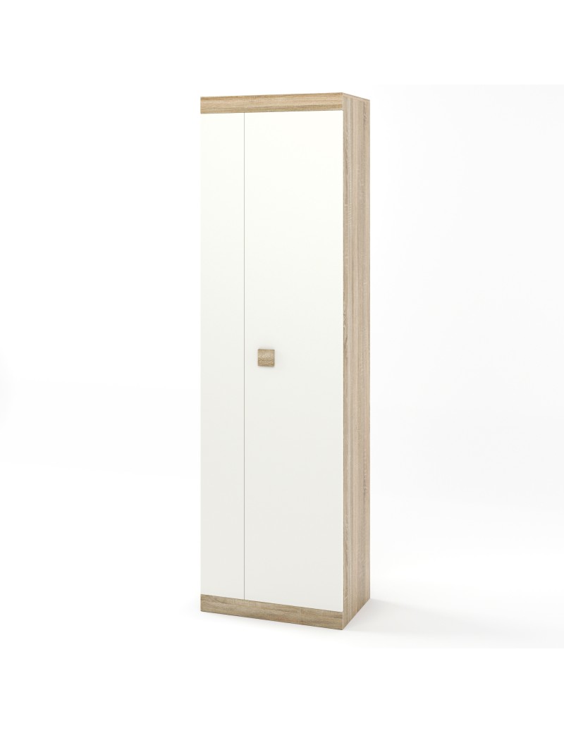 Шафа розпашна Еверест Соната-600 дуб сонома + біла (DTM-2307)