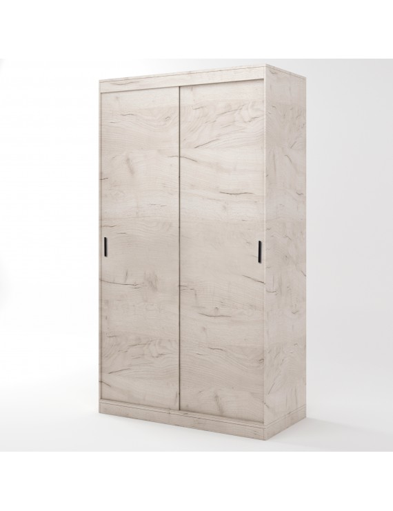 Шафа-купе Еверест Соната 1200 дводверна 120х60х217 дуб крафт білий (DTM-2667)