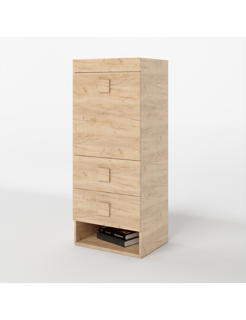 Шафа-пенал надставка Еверест Соната дуб крафт золотий (DTM-2734)