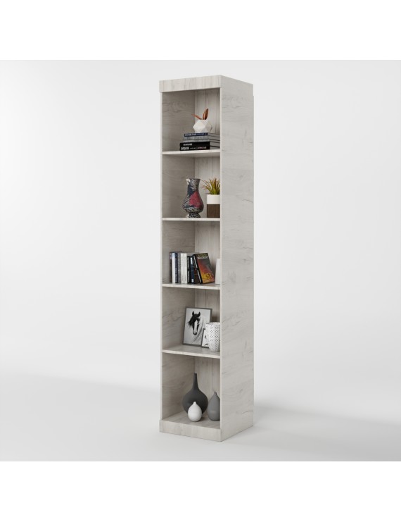 Шафа-пенал відкритий Еверест Соната дуб крафт білий (DTM-2689)