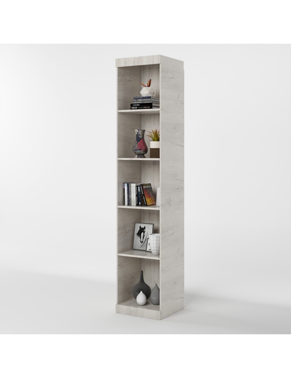 Шафа-пенал відкритий Еверест Соната дуб крафт білий (DTM-2689)