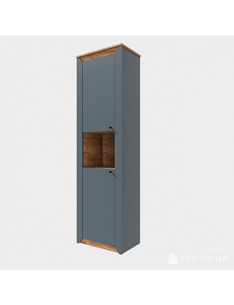 Пенал відкритий Еверест Нордік-600 Графіт + Дуб крафт золотий (DTM-5534)