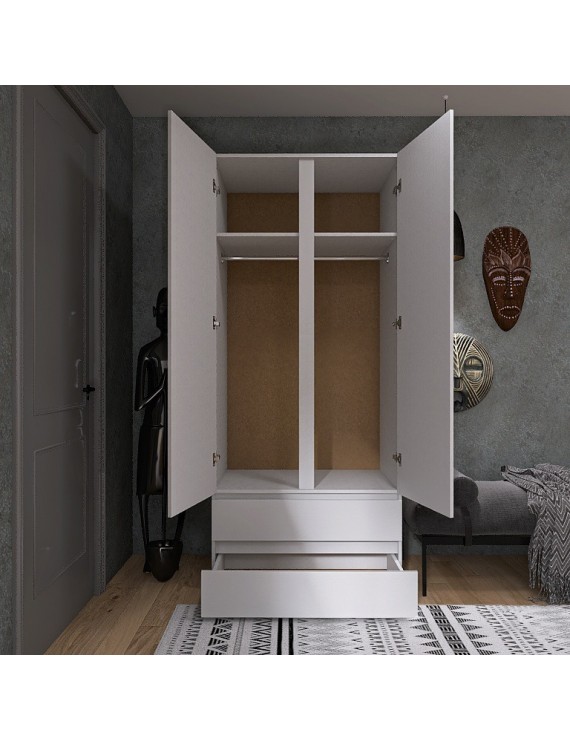 Шафа дводверна Еверест ШЛ-2 Лайт Німфея Альба (DTM-4676)