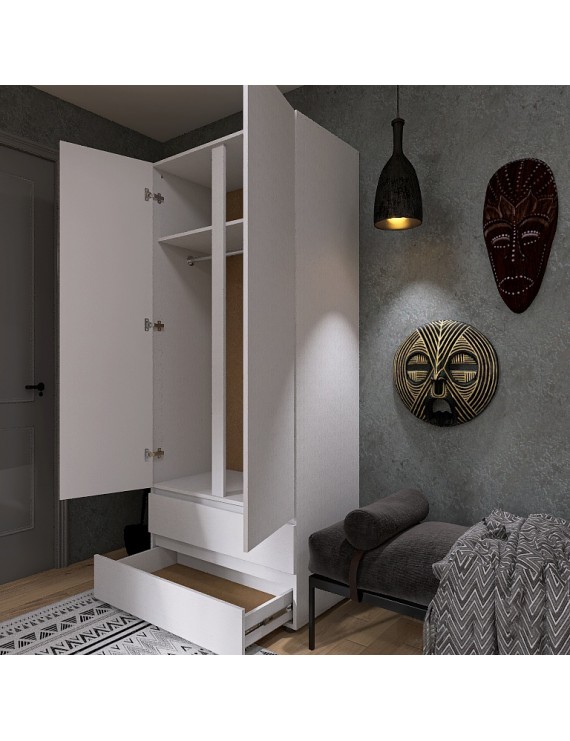 Шафа дводверна Еверест ШЛ-2 Лайт Німфея Альба (DTM-4676)