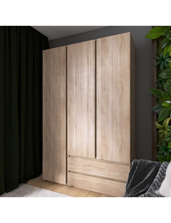 Шафа тридверна Еверест ШЛ-3 Лайт Дуб сонома (DTM-4677)