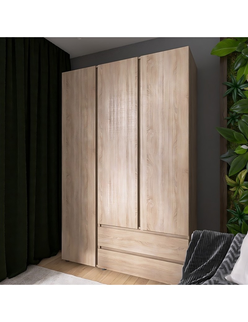 Шафа тридверна Еверест ШЛ-3 Лайт Дуб сонома (DTM-4677)