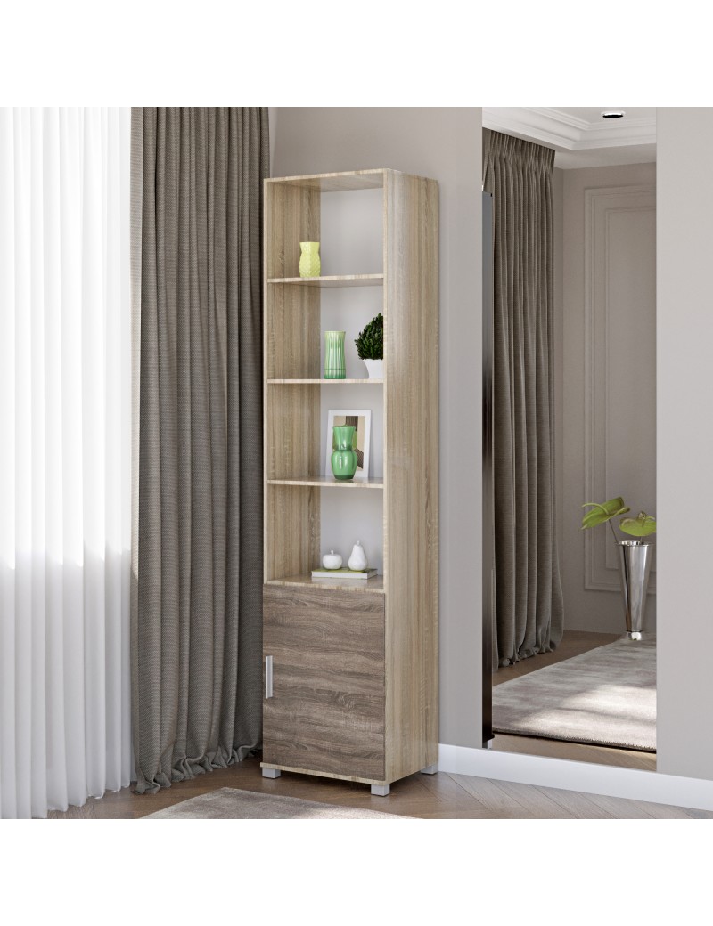 Шафа-пенал відкритий Еверест Бриз-14 сонома + трюфель (DTM-2282)