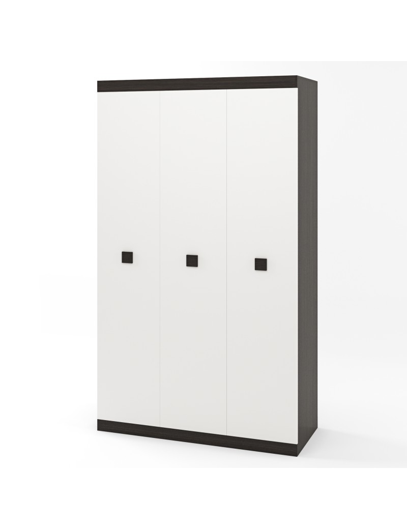 Шафа 3-х дверна Еверест Соната-1200 венге темний + білий (DTM-2295)