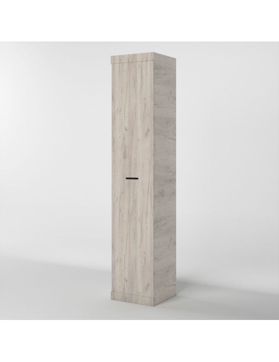 Шафа-пенал закритий Еверест Соната дуб крафт білий (DTM-2691)