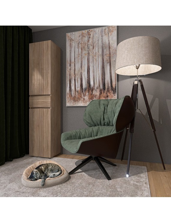 Пенал з висувним ящиком Еверест Лайт ПЛ-1 Дуб сонома (DTM-4663)