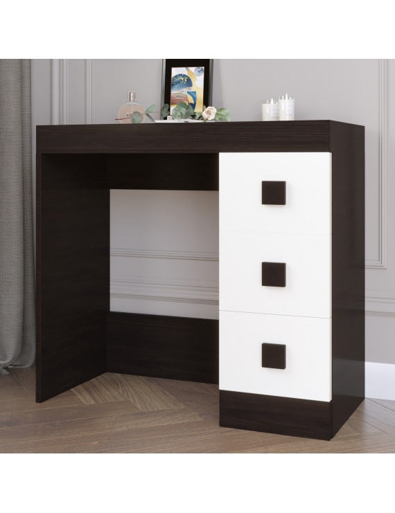 Туалетний столик Соната Еверест венге темний + білий (DTM-2609)
