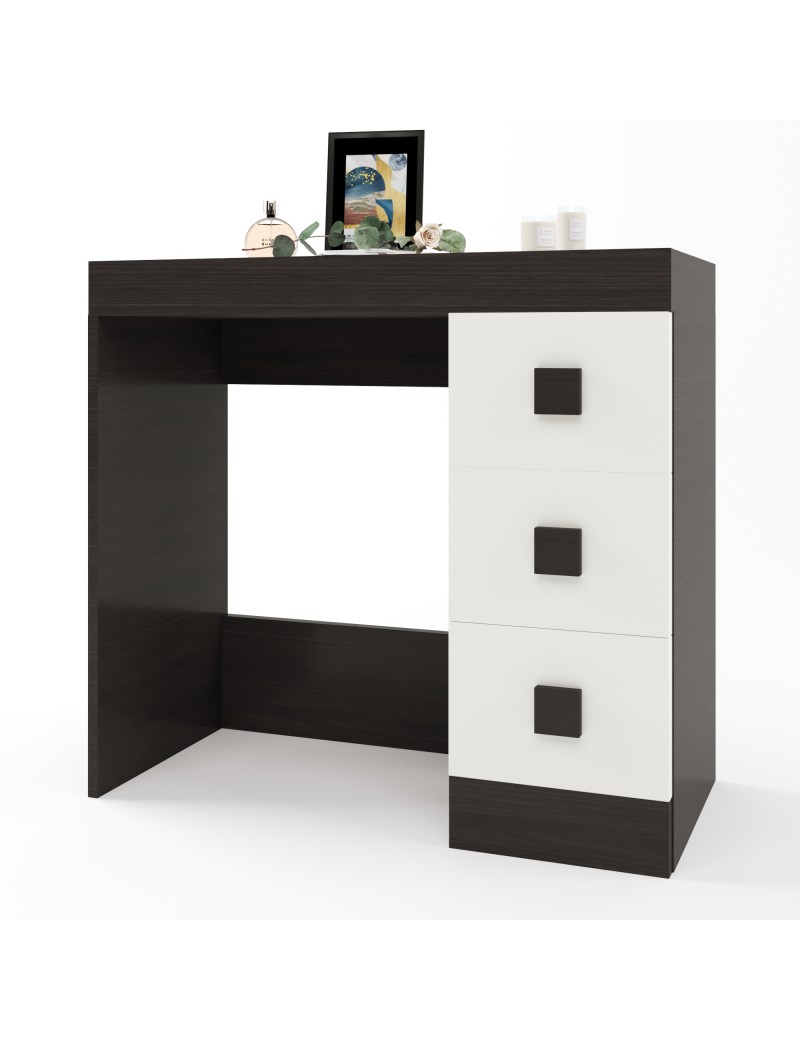 Туалетний столик Соната Еверест венге темний + білий (DTM-2609)