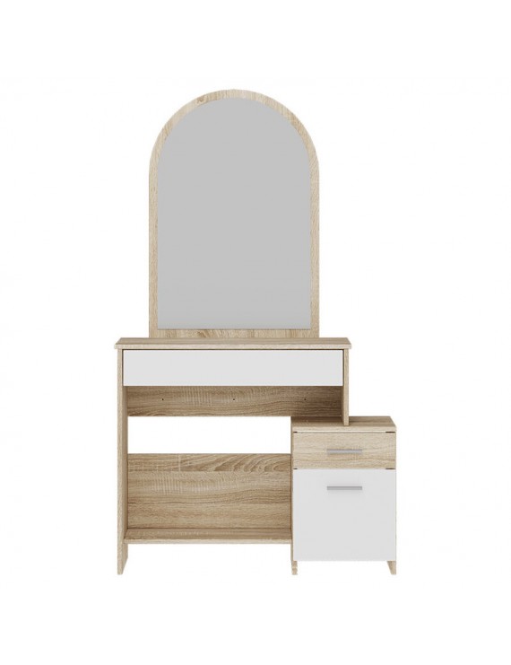 Туалетний столік Еверест Трюмо-1 Дуб сонома/Білий (DTM-073861)