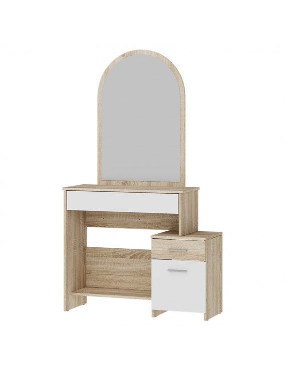 Туалетний столік Еверест Трюмо-1 Дуб сонома/Білий (DTM-073861)