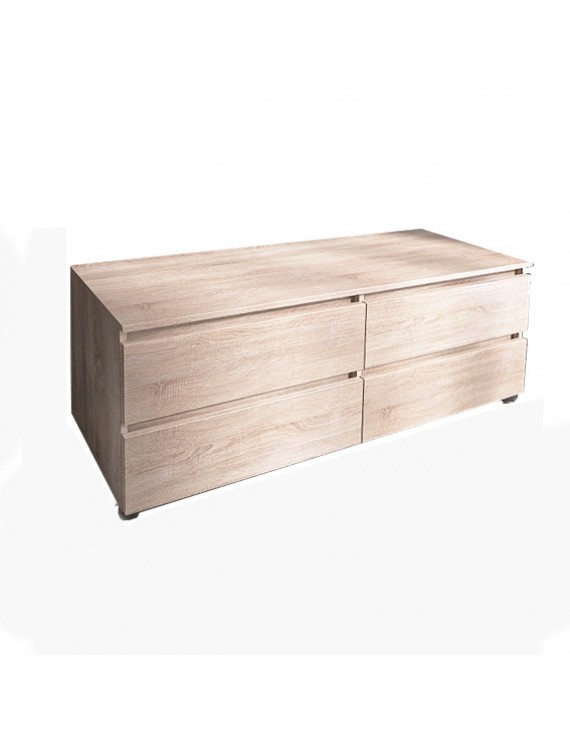 Тумба під телевізор Еверест ЛТВ-1400 Лайт 140х38х49 см Дуб сонома (DTM-4671)