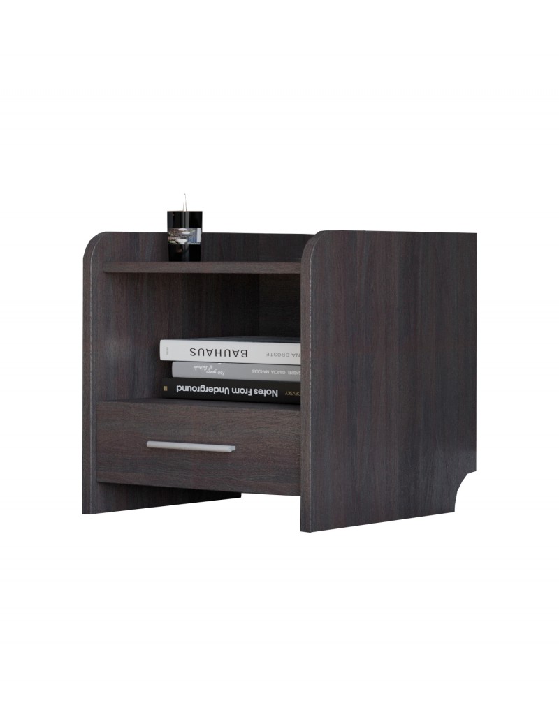 Тумба біля ліжка Еверест Т-1 40х40х40 венге темний (DTM-2358)
