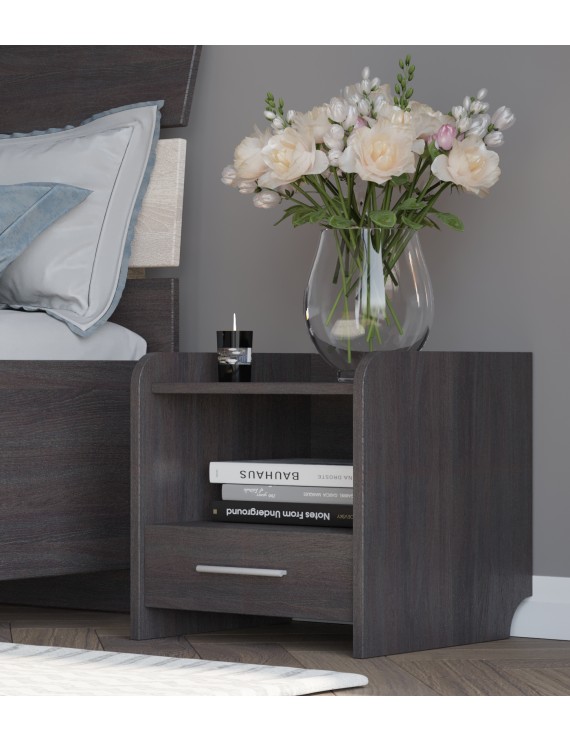 Тумба біля ліжка Еверест Т-1 40х40х40 венге темний (DTM-2358)