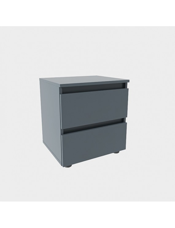 Тумба приліжкова Еверест ТЛ-1 Лайт 45х38х49 см Графіт (DTM-4911)