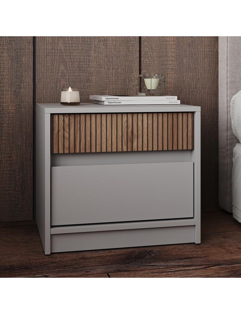 Тумба приліжкова Еверест Стайл-500 50,2х39х44,2 см Кашемір/Канелла (DTM-073574)