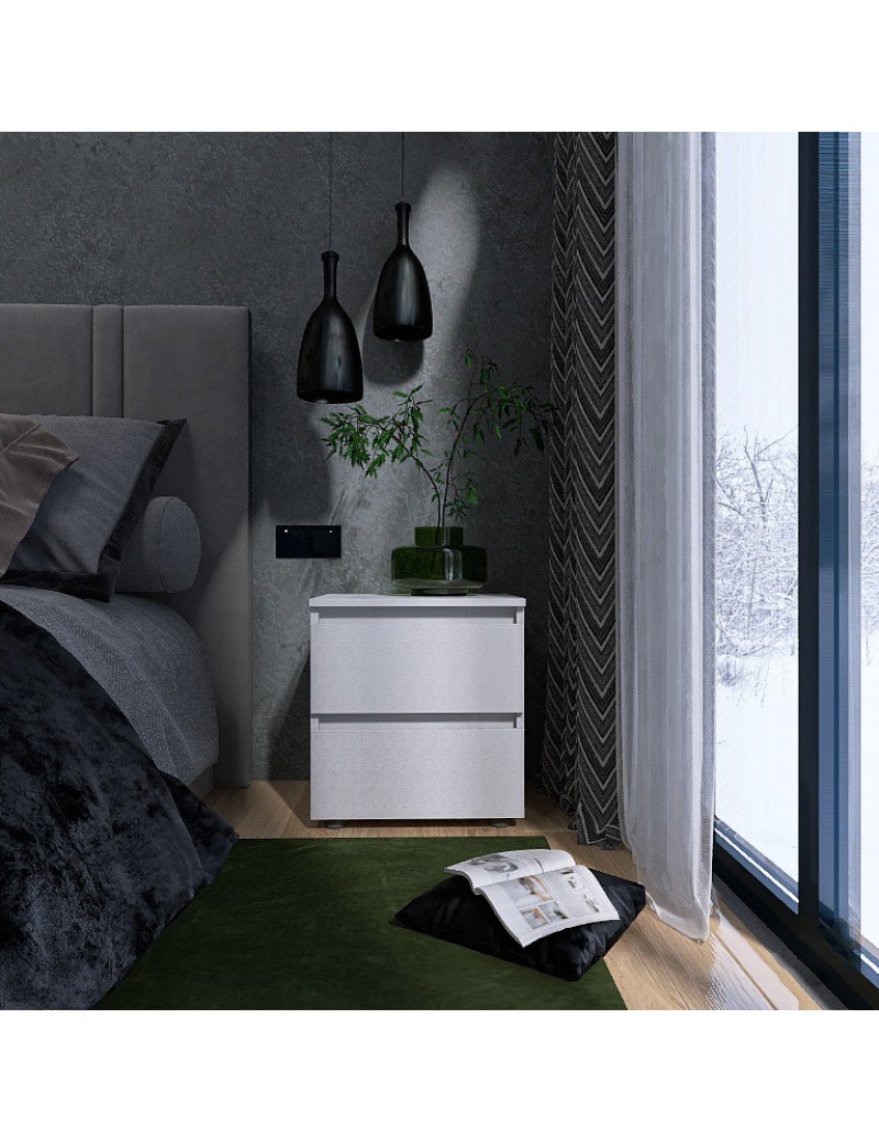 Тумба приліжкова Еверест ТЛ-1 Лайт 45х38х49 см Німфея Альба (DTM-4674)