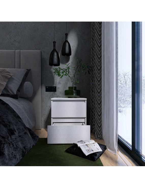 Тумба приліжкова Еверест ТЛ-1 Лайт 45х38х49 см Німфея Альба (DTM-4674)