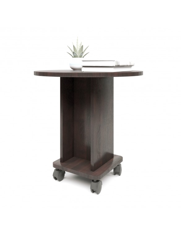 Стіл журнальний на колесах Еверест Візит венге темний (DTM-2128)