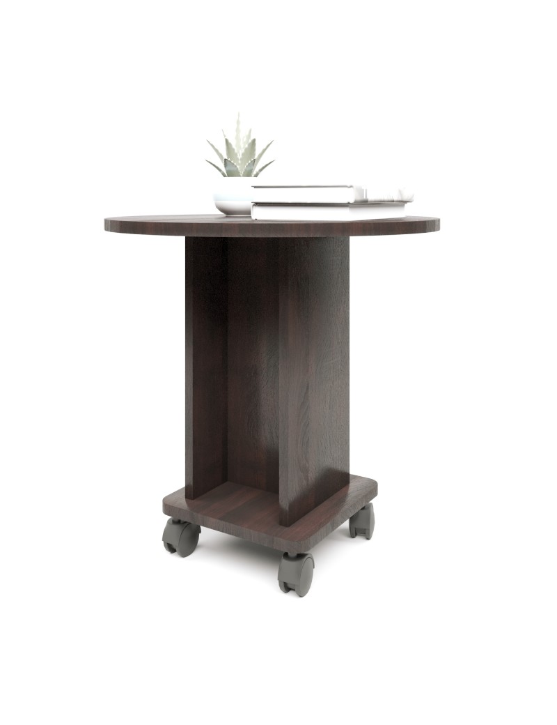 Стіл журнальний на колесах Еверест Візит венге темний (DTM-2128)