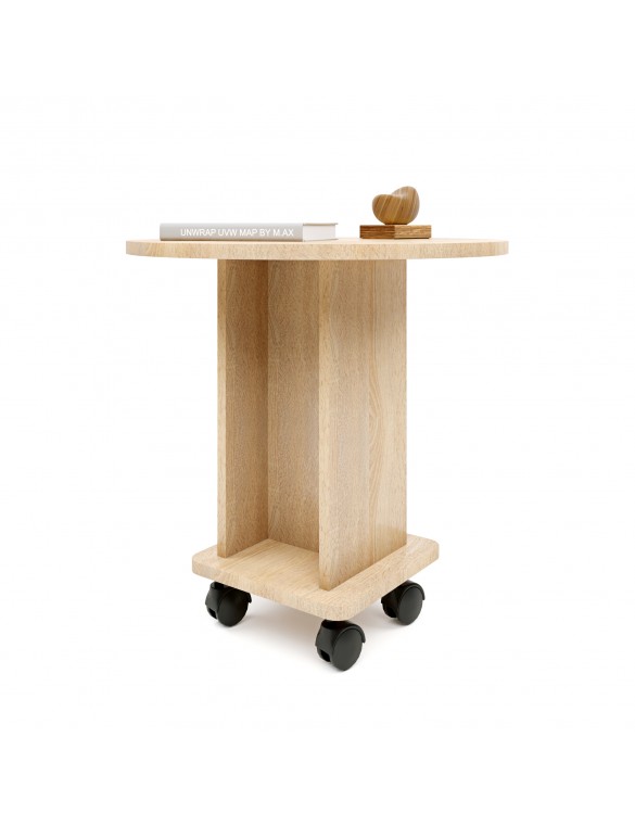 Стіл журнальний на колесах Еверест Візит дуб сонома (DTM-2129)