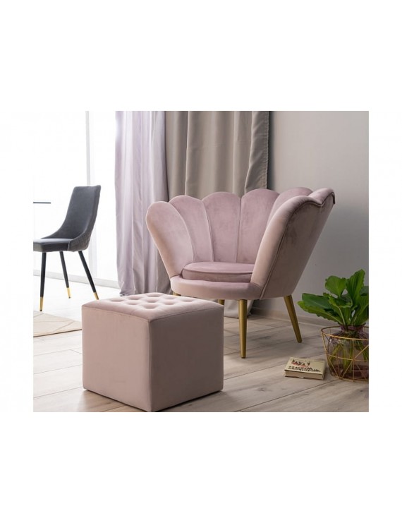 Пуф LORI VELVET синій BL.86