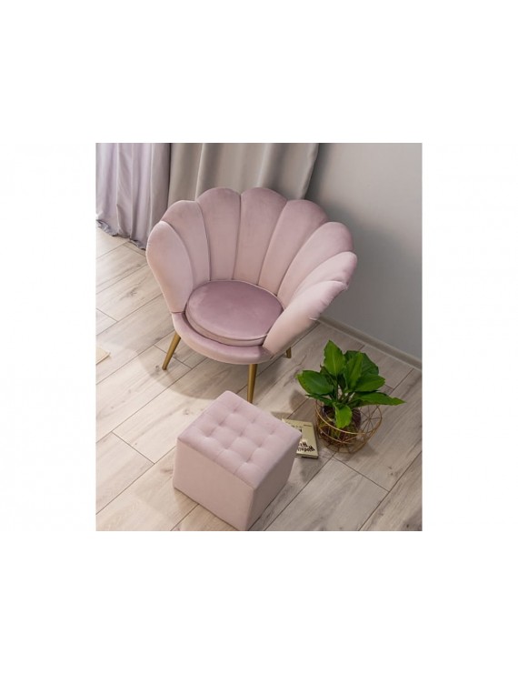 Пуф LORI VELVET синій BL.86