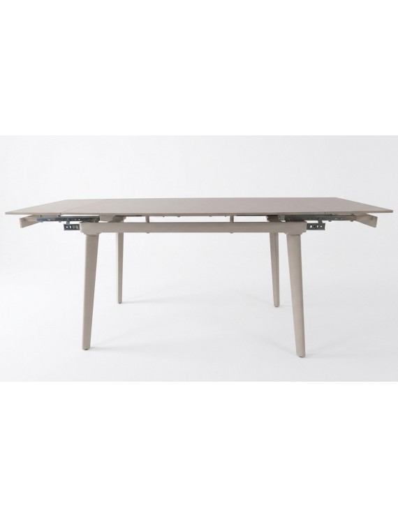 Стіл LORIAN CERAMIC 120(180)*80 білий/кашемір