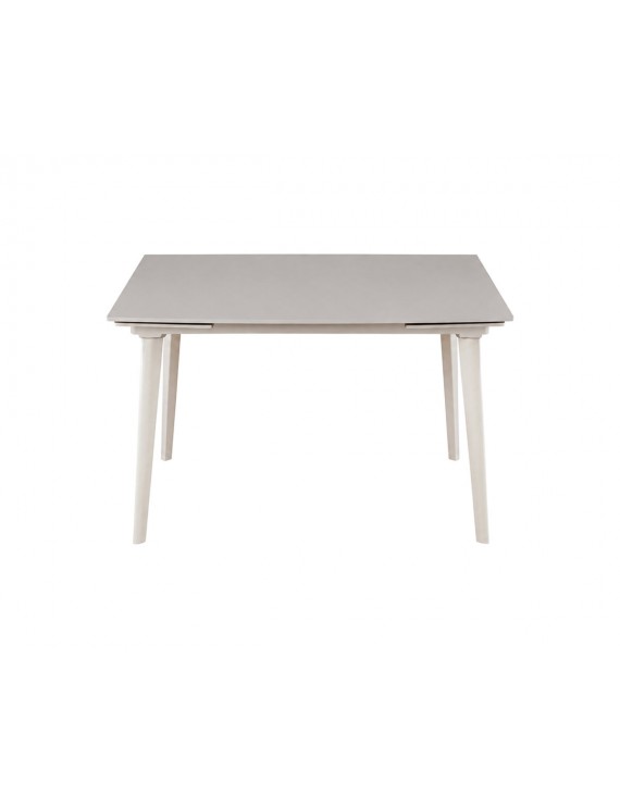 Стіл LORIAN CERAMIC 120(180)*80 білий/кашемір