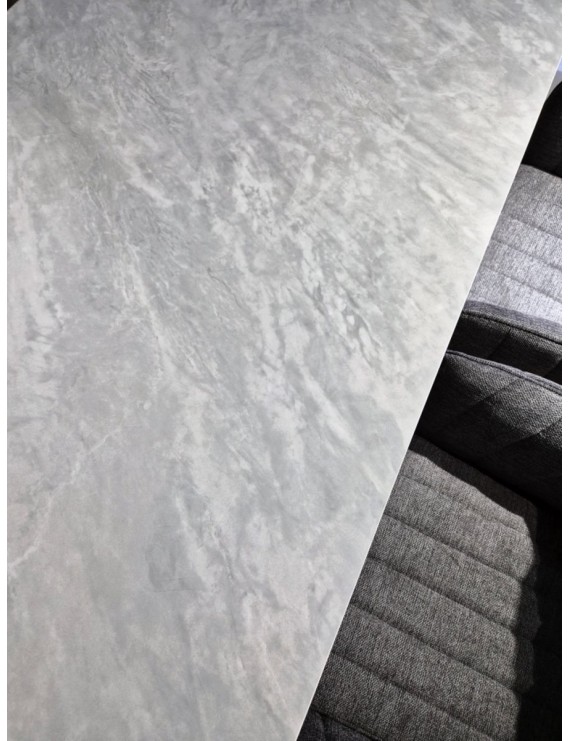 Стіл NORMAN CERAMIC 140*90 Muie White глянець/чорний каркас