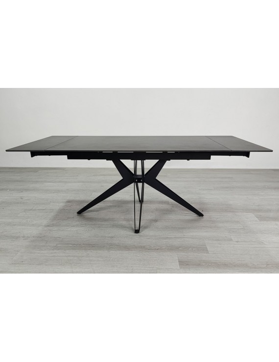 Стіл VINCENT CERAMIC 140(200)*90 графіт мат/чорний