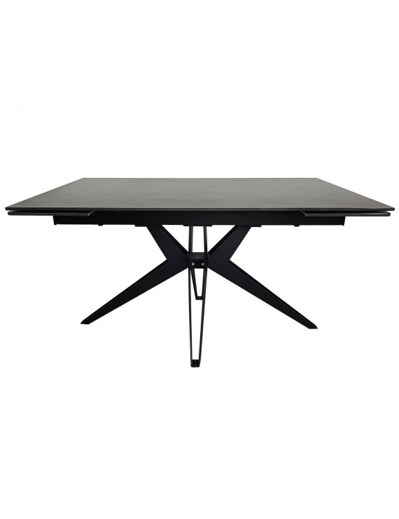 Стіл VINCENT CERAMIC 140(200)*90 графіт мат/чорний