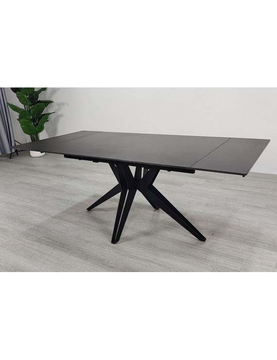 Стіл VINCENT CERAMIC 140(200)*90 графіт мат/чорний