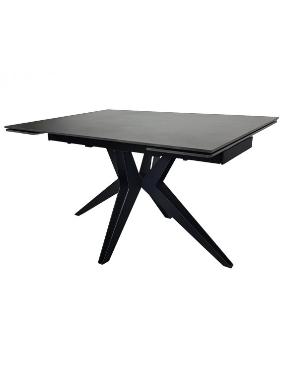 Стіл VINCENT CERAMIC 140(200)*90 графіт мат/чорний