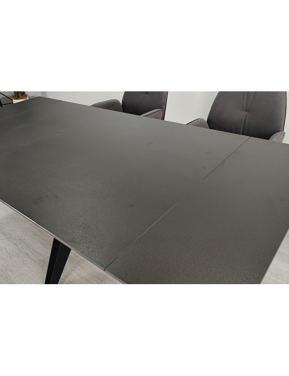 Стіл VINCENT CERAMIC 140(200)*90 графіт мат/чорний