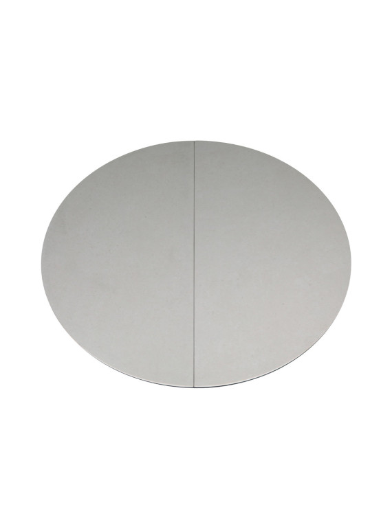 Стіл GENEWA CERAMIC 105(140)*105 стіл бежевий/чорний