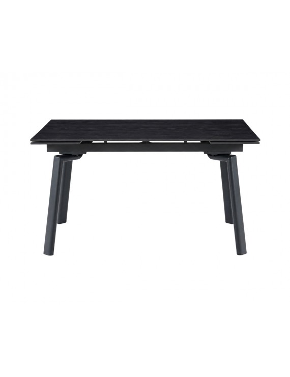 Стіл BELFORD CERAMIC 140(200)*80 чорний горіх/чорний