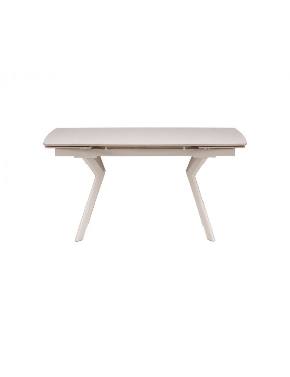 Стіл NOREEN CERAMIC 140(200)*80 білий/кашемір