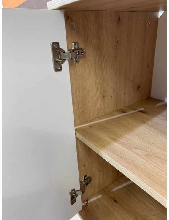 Комод LION Хьюге-5 Дуб Артизан/Німфея альба (LION-041010)