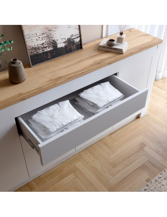 Великий комод LION Ларрі-2 Нiмфея альба/Дуб Аппалачи (LION-041006)