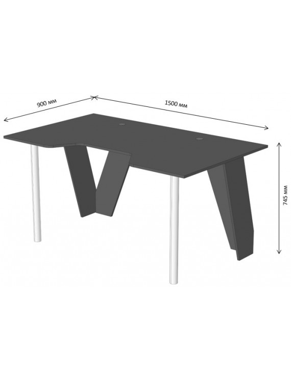 Комп'ютерний стіл LION Квест Кашемір (LION-041175) ТОП