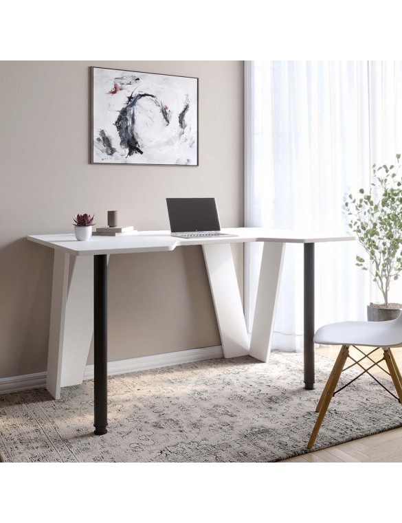 Комп'ютерний стіл LION Квест Німфея Альба (LION-041176) ТОП