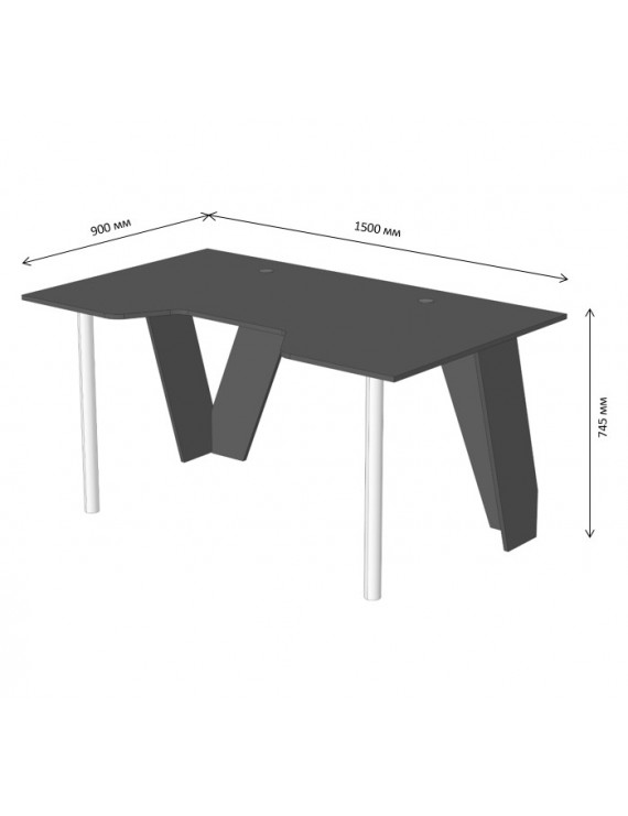 Комп'ютерний стіл LION Квест Дуб Артизан (LION-041004)